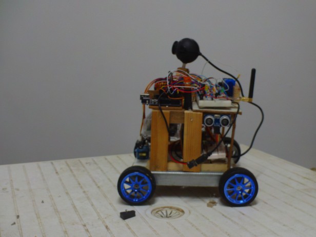 the side UltraSonic sensor is used as a part of a 'Get Around Obstacles' algorithm 